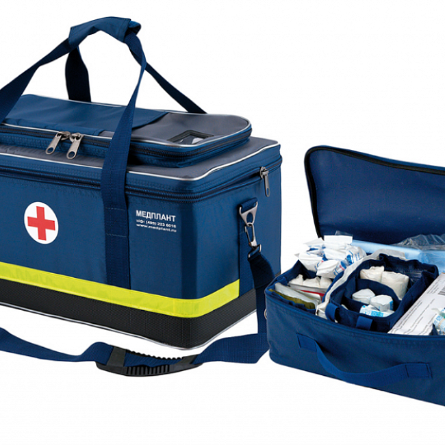 Укладка в тканевой каркасной сумке СР-3 (общепрофильная / специализированная (реанимационная)