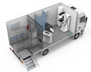 Малое изображение маммоэкспресс цифровой передвижной маммографический кабинет