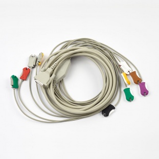 Малое изображение кабель пациента для кардиографов schiller клипсовый